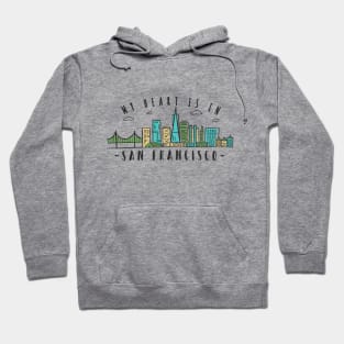 San Francisco Skyline Design Hoodie